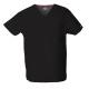 Camiseta cuello pico unisex Ref.TTDKE83706-NEGRO
