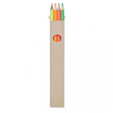 lápices de colores en caja Bowy
