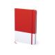 Bloc notas con goma elástica 14,7x21cm Mirvan Ref.6457-ROJO 
