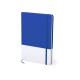 Bloc notas con goma elástica 14,7x21cm Mirvan Ref.6457-AZUL 