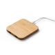 Cargador inalámbrico superrápido de 15w fabricado en bambú Dalton Ref.PS97123-NATURAL 