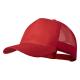 Gorra trucker 5 paneles ajustable Clipak Ref.6337-ROJO 