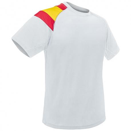 Camiseta en tejido técnico con bandera 145g/m2