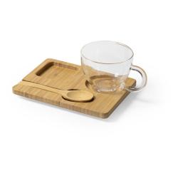 Set con taza de 180ml cuchara y bandeja Morkel