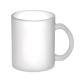 Taza cristal de 300ml para sublimar Sublimatt Ref.MDMO6117-BLANCO TRANSPARENTE 