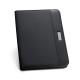 Portafolios a4 de pu y microfibra con bloc de páginas rayadas Paszo Ref.PS92044-NEGRO 
