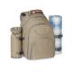 Mochila térmica de picnic en poliéster reciclado de alta densidad 600d Villa Ref.PS98422-MARRON CLARO 