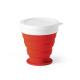 Vaso de viaje plegable de 250 ml Astrada Ref.PS94762-ROJO 