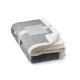 Manta polar reversible 190 gm² con cinta de raso y tarjeta personalizada Heiden Ref.PS99078-GRIS 