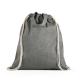 Mochila con algodón reciclado 70% y poliéster 30% rpet 140 gm² Rissani Ref.PS92936-NEGRO 