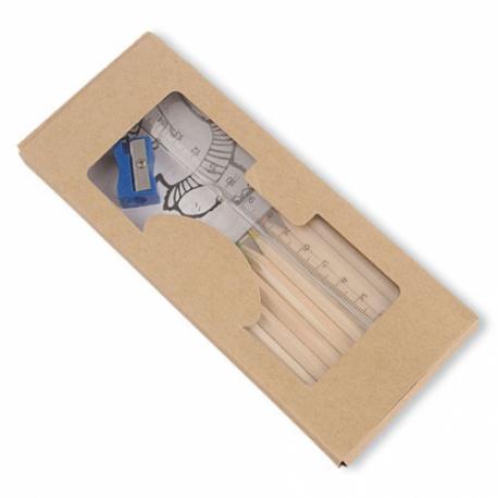 Set lapices+libro pintura+accesorios 