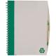 Cuaderno A4 de cartón reciclado 21,5x29cm Ref.CFB352-VERDE 