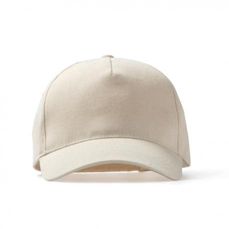 Gorra de 5 paneles 100% algodón orgánico TARVOS