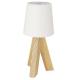Lámpara madera natural 