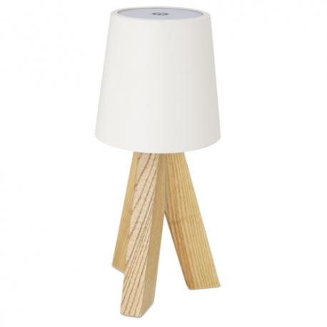 Lámpara madera natural 