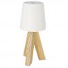 Lámpara madera natural 
