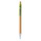Bolígrafo con cuerpo y pulsador de bambú OSIRIS Ref.RBL1332-VERDE OASIS