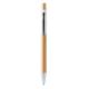 Bolígrafo con cuerpo y pulsador de bambú OSIRIS Ref.RBL1332-BLANCO