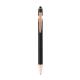 Bolígrafo metálico con tacto suave y detalles en color oro rosa ROSES Ref.RBL1341-NEGRO