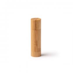 Bálsamo labial presentado en estuche de barra realizado en bambú SEIDO