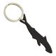 Llavero aluminio tiburon shark Ref.CFB480-NEGRO 