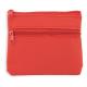 Monedero doble cremallera lauren Ref.CFB626-ROJO 