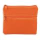 Monedero doble cremallera lauren Ref.CFB626-NARANJA 