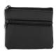 Monedero doble cremallera lauren Ref.CFB626-NEGRO 