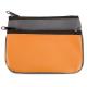 Monedero 2 cremalleras Ref.CFB631-NARANJA 