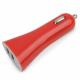 Cargador de coche doble usb Ref.CFC097-ROJO 