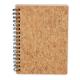 Libreta con anillas de corcho natural 15,5x11,5cm Ref.CFC470- 