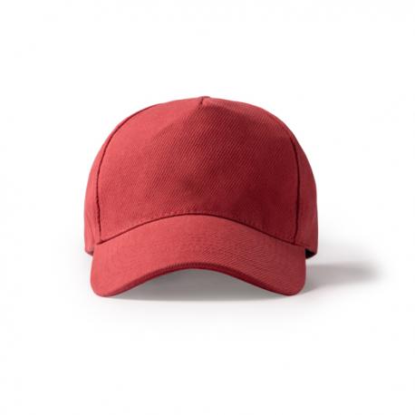 Gorra 100% algodón de 5 paneles con cierre de hebilla ajustable y orificios de ventilación FRED