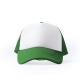 Gorra de políester de 5 paneles con panel frontal acolchado en color blanco BARNY Ref.RGO1283-VERDE OSCURO