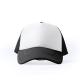 Gorra de políester de 5 paneles con panel frontal acolchado en color blanco BARNY Ref.RGO1283-NEGRO