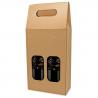 Caja carton ventana 2 botellas "treviso"