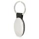 Llavero metalico ovalado Ref.CFP067-NEGRO 