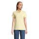 Polo 170g Planet women Ref.MDS03575-AMARILLO CLARO