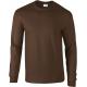 Camiseta ultra cotton™ manga larga Ref.TTGI2400-CHOCOLATE NEGRO