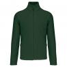 Chaqueta micropolar con cremallera y mangas raglán hombre