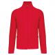 Chaqueta micropolar con cremallera y mangas raglán hombre Ref.TTK917-RED