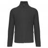 Chaqueta micropolar con cremallera y mangas raglán hombre