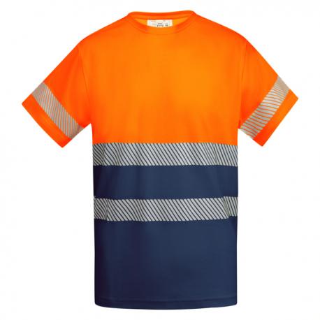 Camiseta técnica de alta visibilidad de manga corta TAURI