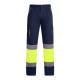 Pantalón largo multibolsillos forrado de alta visibilidad ENIX Ref.RHV9321-MARINO/AMARILLO FLUOR