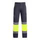 Pantalón largo multibolsillos forrado de alta visibilidad ENIX Ref.RHV9321-PLOMO/AMARILLO