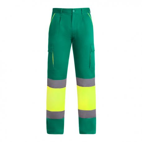 Pantalón largo multibolsillos forrado de alta visibilidad ENIX
