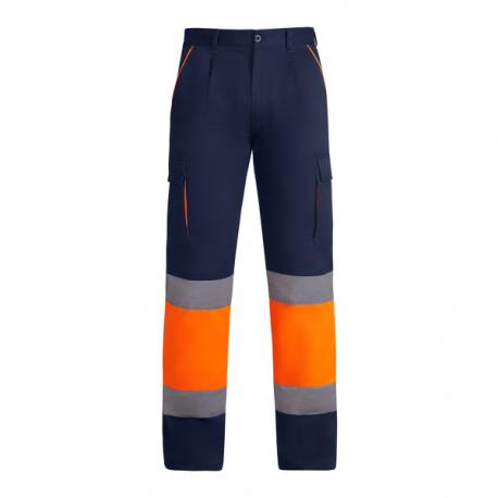 Pantalón largo multibolsillos forrado de alta visibilidad ENIX
