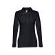 Polo de manga larga para mujer Thc bern women Ref.PS30145-NEGRO