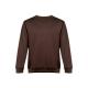 Sudadera de cuello redondo unisex Delta Ref.PS30159-CASTAÑO OSCURO