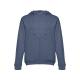 Sudadera para hombre con cremallera y capucha Thc amsterdam Ref.PS30161-AZUL MATIZADO