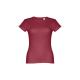 Camiseta de mujer 3XL Thc Sofia 150g/m2 Ref.PS30108-BURDEOS